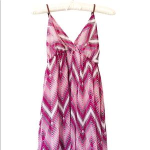 Pink striped pattern Ocean Drive sundress. XS/XXS fit.